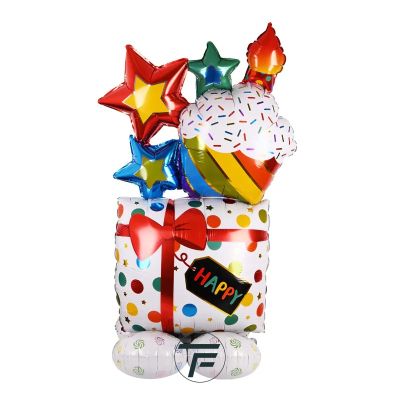 Настолен балон - Композиция Happy Birthday