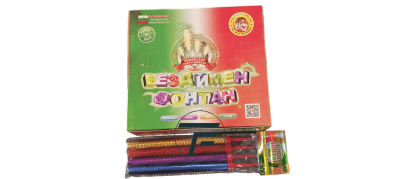 Бездимни фонтани за торта, цветни, 20см, TP020C, 1 Кутия - 15 стека по 4бр.