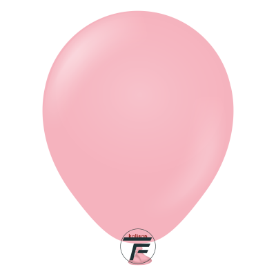 Малки кръгли балони Kalisan 5" Standard Flamingo Pink/ розово фламинго, 100бр, 2344