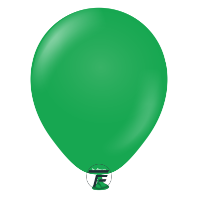 Малки кръгли балони Kalisan 5" Standard Green/ зелено 100бр., 2316
