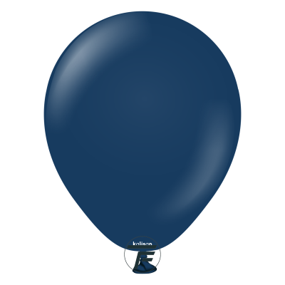 Малки кръгли балони Kalisan 5" Standard NAVY 100бр., 2342