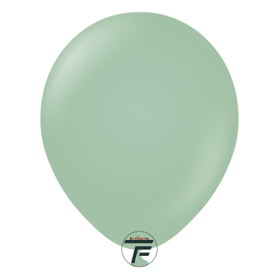 Кръгли балони Kalisan 12" Retro Winter Green/ зимно зелено, 100бр., 8007