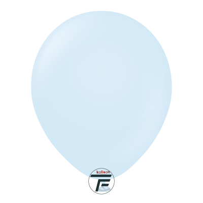 Кръгли балони Kalisan 12" Macaron Baby Blue/ бебешко синьо, 100бр., 3007