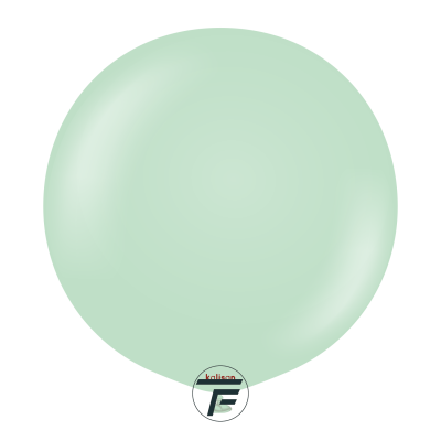 Големи кръгли балони Kalisan 18" Macaron Green/ зелено, 25бр., 3004