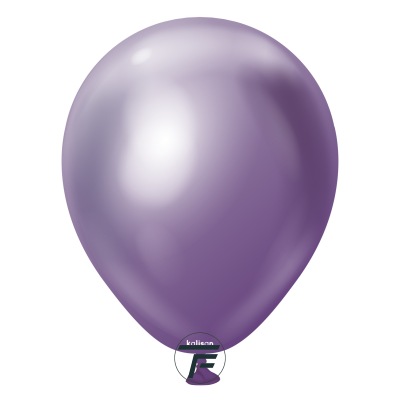 Малки кръгли балони Kalisan 5" Mirror Violet/ виолетово 100бр., 5004