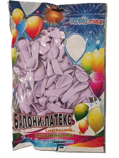 Балони Tropic fire латекс макарон ЛИЛАВ 5" 100бр. / 06