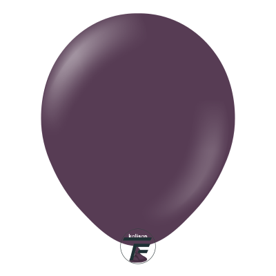 Големи кръгли балони Kalisan 18" Standard Plum / цвят слива, 25бр., 2353