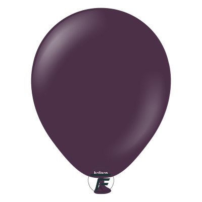 Малки кръгли балони Kalisan 5" Standard Plum / цвят слива, 100бр., 2353