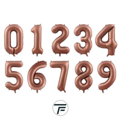 Фолиев балон цифра 4, КАФЕ  - 102см