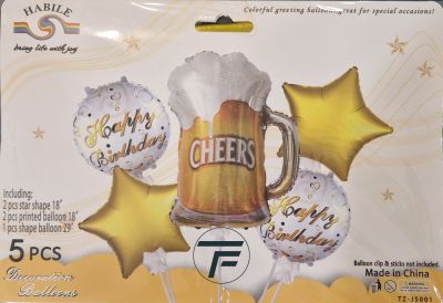 Комплект Балони фолио Cheers HB /5 броя