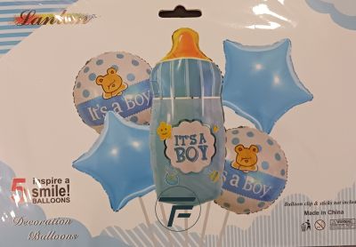 Комплект Балони фолио It's a BOY синьо /5 броя