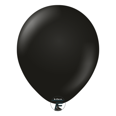 Малки кръгли балони Kalisan 5" Standard Black / черно, 100бр., 2332