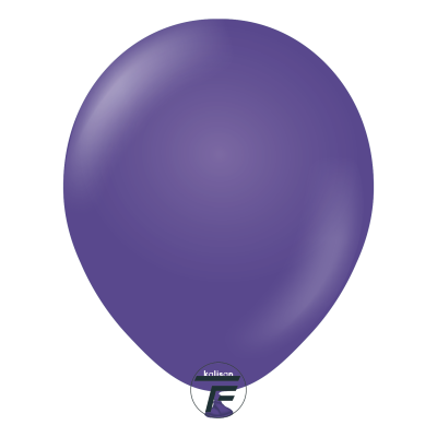 Кръгли балони Kalisan 12" Standard Violet / виолетов цвят, 100бр., 2323