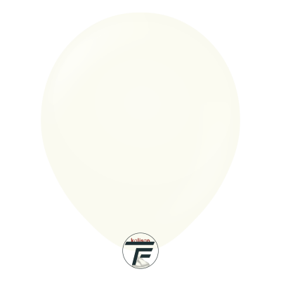 Големи кръгли балони Kalisan 18" Retro White/ бяло 25бр., 8018
