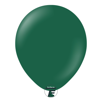 Големи кръгли балони Kalisan 18" Standard Dark Green / тъмно зелено, 25бр., 2329