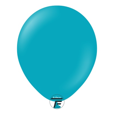 Големи кръгли балони Kalisan 18" Standard Turquoise / тюркоаз, 25бр., 2318