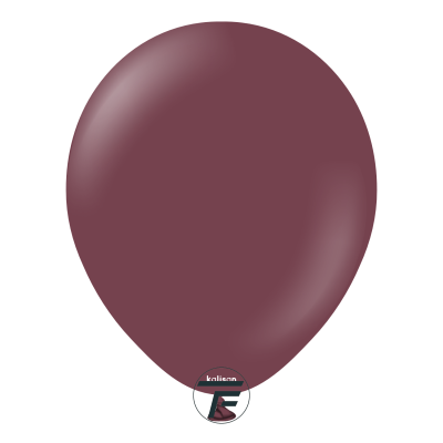 Кръгли балони Kalisan 12" Standard Burgundy / бордо, 1бр., 2340