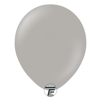 Кръгли балони Kalisan 12" Standard Grey/ сиво 1 бр., 2335