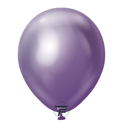 Кръгли балони Kalisan 12" Mirror Violet/ виолeтово 1 бр., 5004