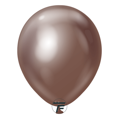 Кръгли балони Kalisan 12" Mirror Chocolate/ шоколад 1 бр., 5014