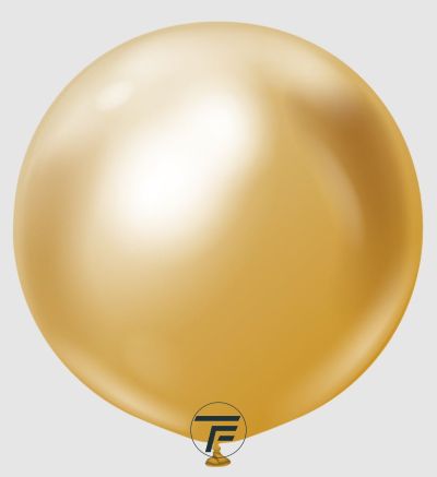 Големи кръгли балони Kalisan 36" Mirror Gold / злато, 1бр., 5001