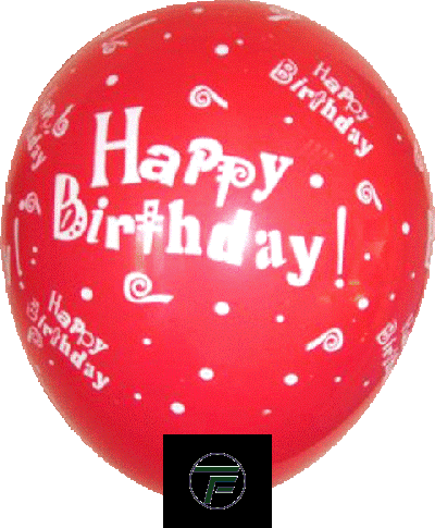 Балони пастел Happy Birthday - 30см, 100бр.