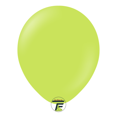 Големи кръгли балони Kalisan 18" Standard Lime Green/ лайм зелено 25бр., 2324