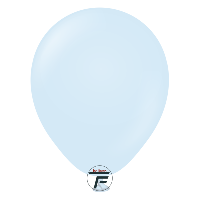 Малки кръгли балони Kalisan 5" Macaron Baby Blue/ бебешко синьо, 100бр., 3007
