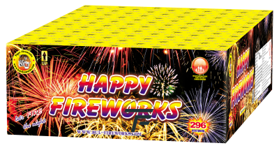 Пиробатерия HAPPY FIREWORKS, 296 изстрела, TF007
