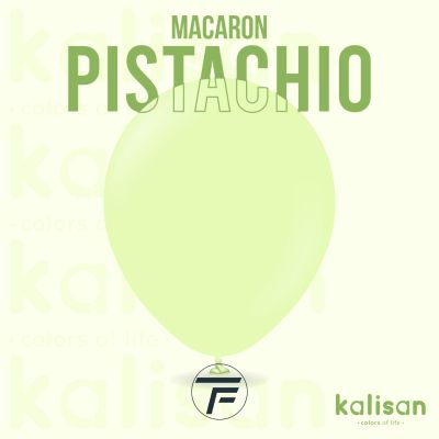 Големи кръгли балони Kalisan 18" Macaron Pistachio, 25бр.,