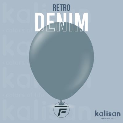 Кръгли балони Kalisan 12" Retro Denim 100бр., 