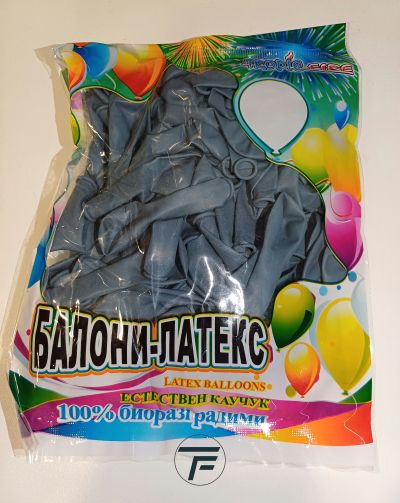 Балони Tropic fire латекс РЕТРО T-BLUE / 5" 100бр./ №23,  R5 23