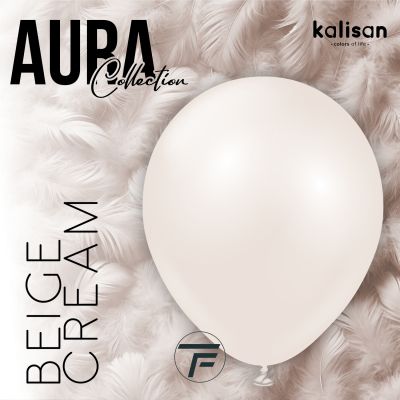 Кръгли балони Kalisan 12" Aura Beige cream 50бр. 