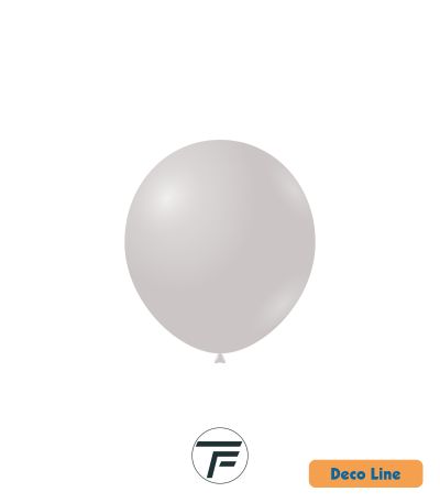 Kръгли балони пастел Rocca - Decorator Line, Stone/Камък, 13см, 100бр., DLP5 252
