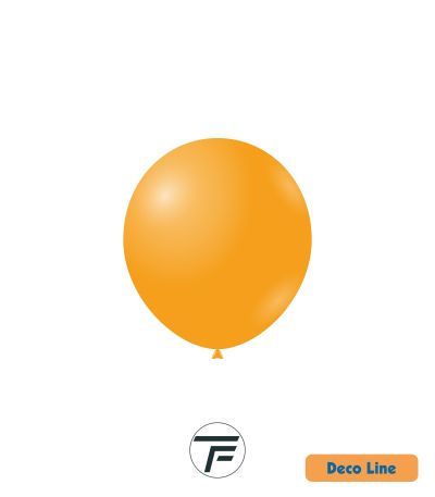 Kръгли балони пастел Rocca - Decorator Line, Papaya Yellow/Жълто папая, 13см, 100бр., DLP5 229