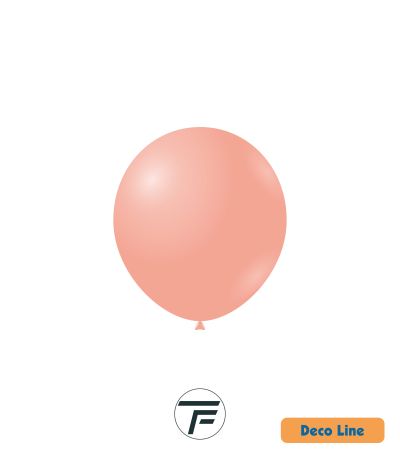 Kръгли балони пастел Rocca - Decorator Line, Peach/Прасковено, 13см, 100бр., DLP5 227