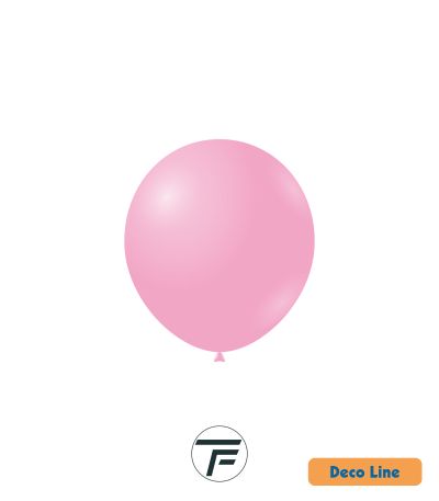 Kръгли балони пастел Rocca - Decorator Line, Pink Lemonade/Розова лимонада, 13см, 100бр., DLP5 241