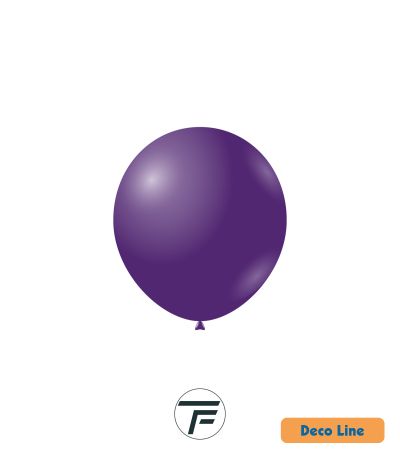 Kръгли балони пастел Rocca - Decorator Line, Indigo Violet/Индиго, 13см, 100бр., DLP5 234