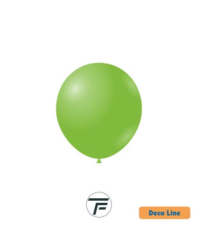 Kръгли балони пастел Rocca - Decorator Line, Absinthe Green/Абсентово зелено, 13см, 100бр., DLP5 235