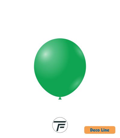 Kръгли балони пастел Rocca - Decorator Line, Grass Green/Тревисто зелено, 13см, 100бр., DLP5 204
