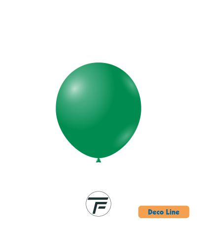 Kръгли балони пастел Rocca - Decorator Line, Amazon Green/Амазонско зелено, 13см, 100бр., DLP5 212