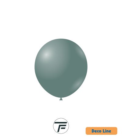 Kръгли балони пастел Rocca - Decorator Line, Antique Green/Антично зелено, 13см, 100бр., DLP5 250