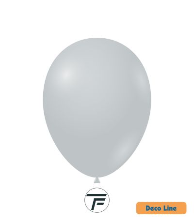 Балони пастел Rocca - Decorator Line, Anthracite Grey/Сив антрацит, 30см, 50бр., DLP12 215