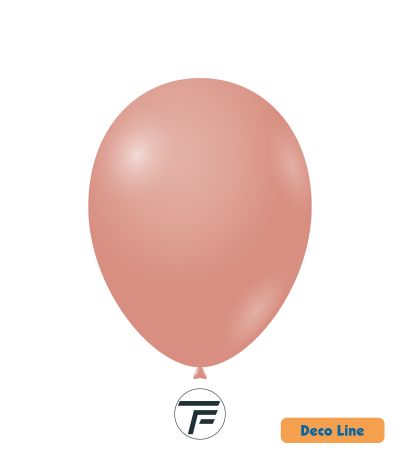 Балони пастел Rocca - Decorator Line, Clay Pink/Глинено розово, 30см, 50бр., DLP12 242