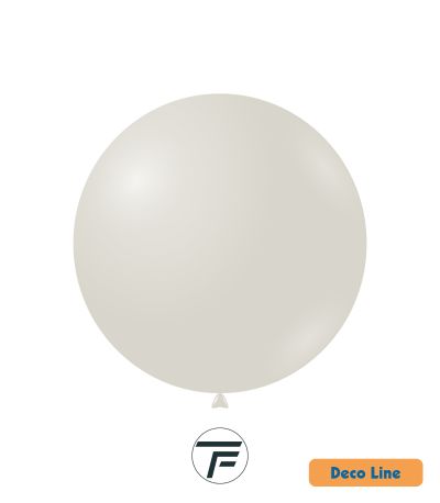 Балони пастел Rocca - Decorator Line, Dusty White/Прашно бял, 45см, 20бр., DLP18 264