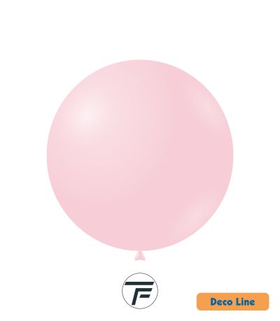 Балони пастел Rocca - Decorator Line, Taffy Pink/Бонбонено розово, 45см, 20бр., DLP18 226