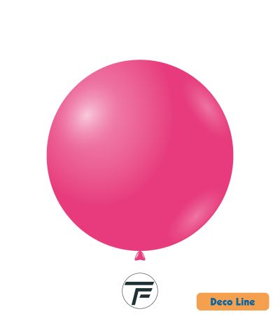 Балони пастел Rocca - Decorator Line, Punch Pink/Тропическо розово, 45см, 20бр., DLP18 240