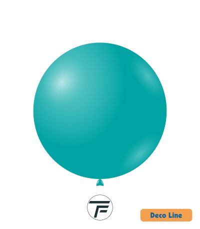 Балони пастел Rocca - Decorator Line, Turquoise/Тюркоаз, 45см, 20бр., DLP18 222