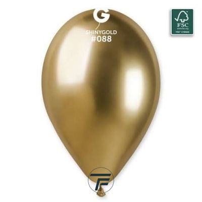 Хром балони Gemar, Злато хром / Shiny Gold, 33см - 50 бр./пак, Италия GB120 88