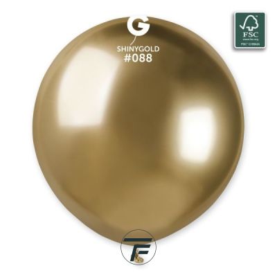 Балони Хром Gemar, Злато хром / Shiny Gold, 19", 48см, 25 бр. GB150 88